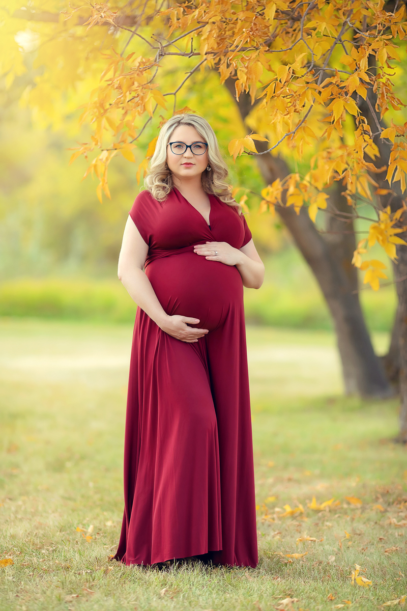 Autumn Maternity photography Calgary